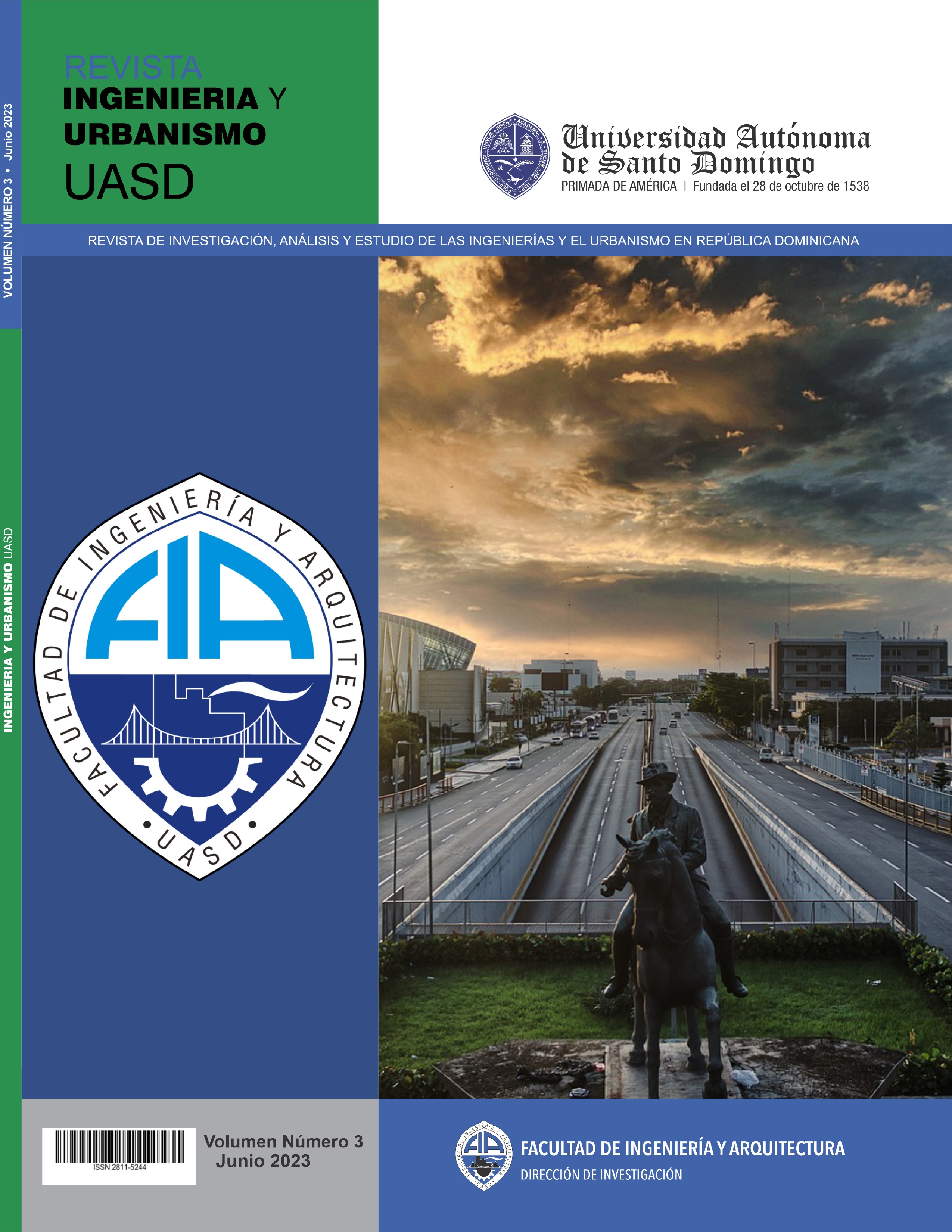 					Ver Vol. 3 Núm. 3 (2023): Revista científica ingeniería y urbanismo UASD 
				